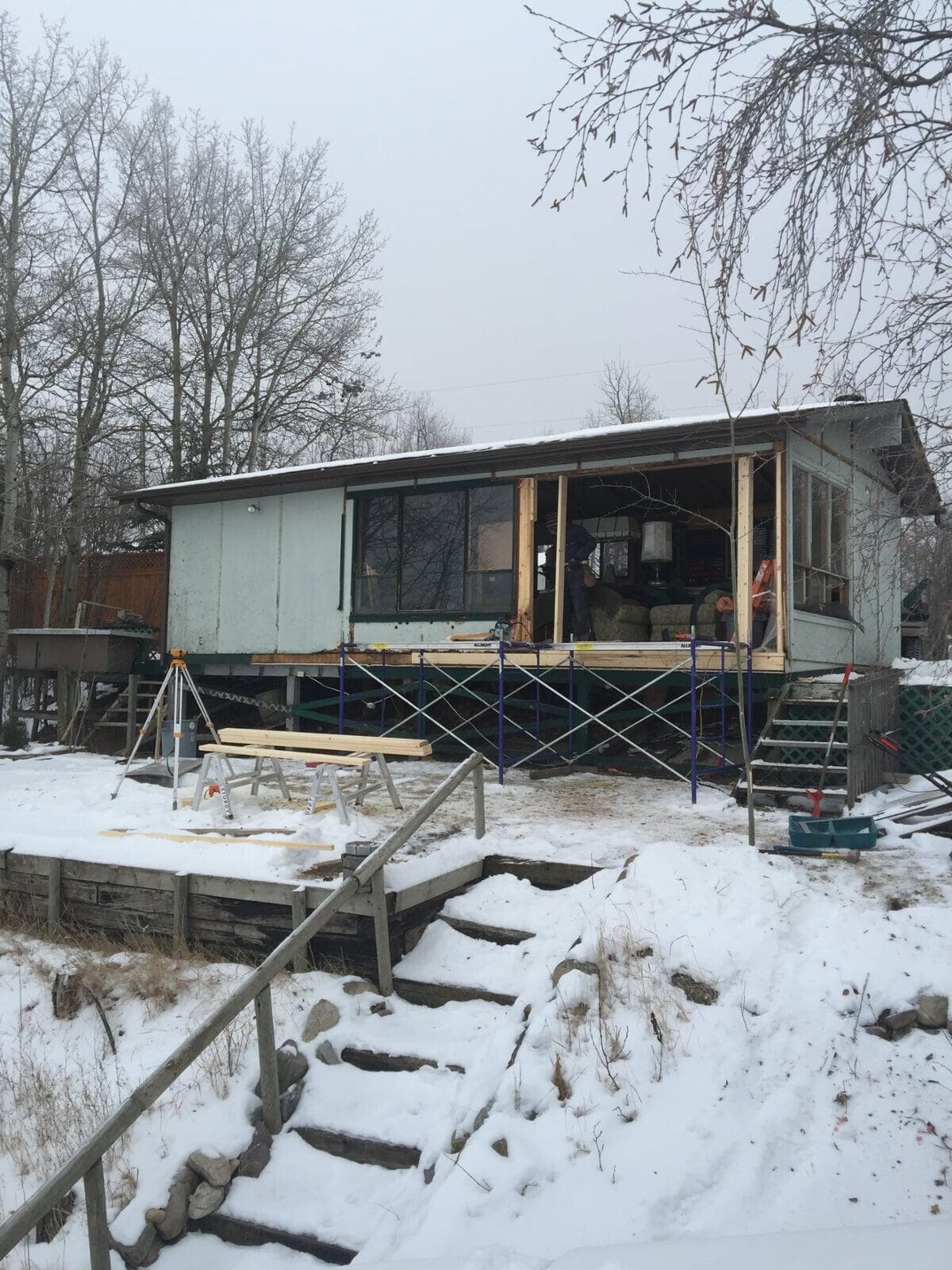 Tofield Cabin repair