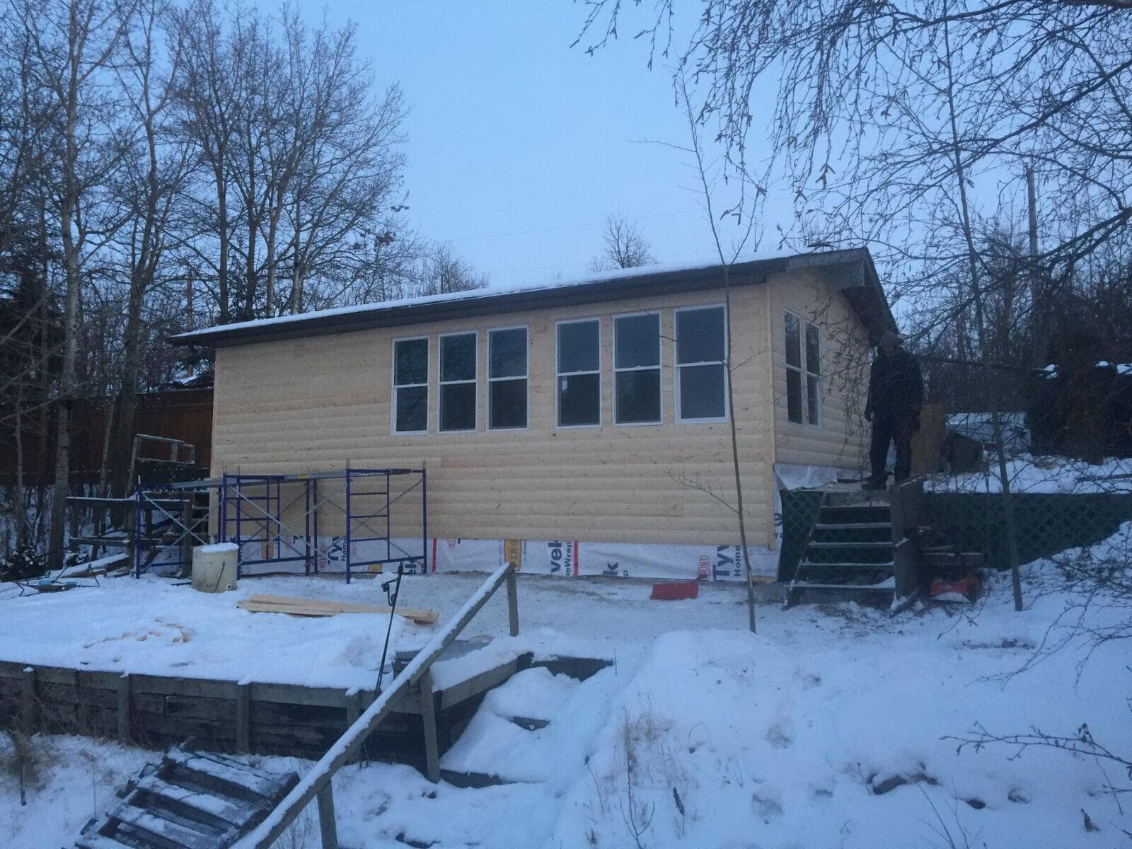 Tofield Cabin repair