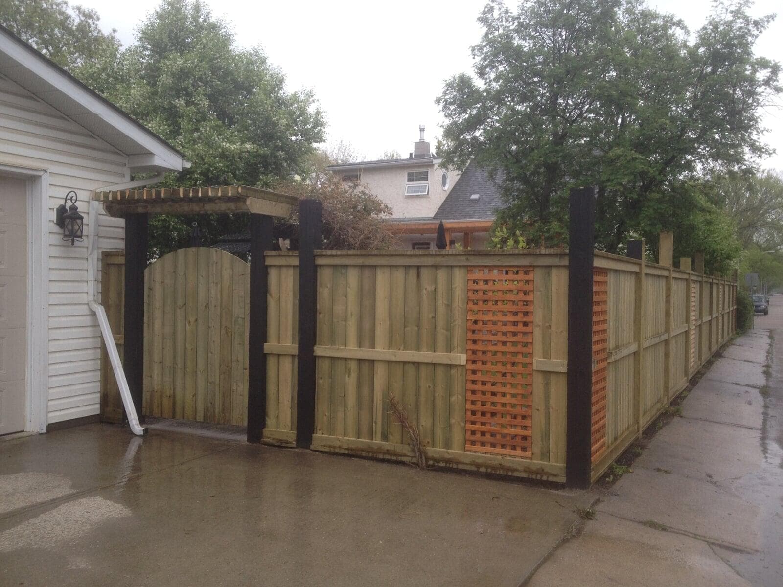 Fence repair Tofield done