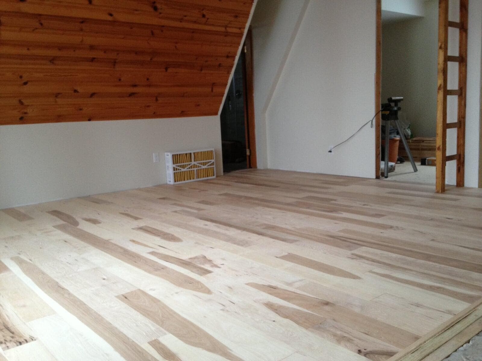 Tofield flooring change