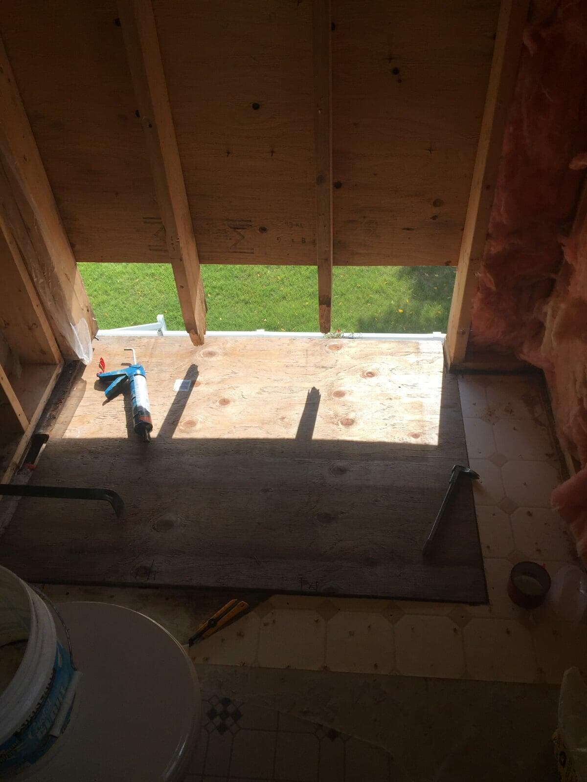 Tofield washroom full replacement 